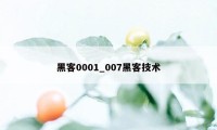 黑客0001_007黑客技术