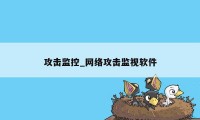 攻击监控_网络攻击监视软件