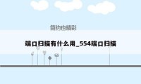 端口扫描有什么用_554端口扫描